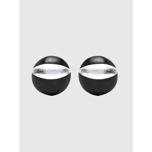Monies Women Sirone Wood And Silver Leaf Earrings Monies